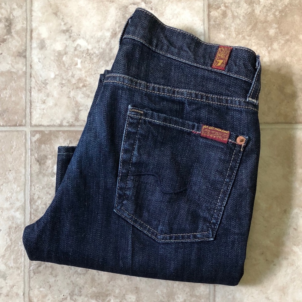7 For All Mankind BOOTCUT Size 26 Inseam 26.5 - Picture 1 of 5